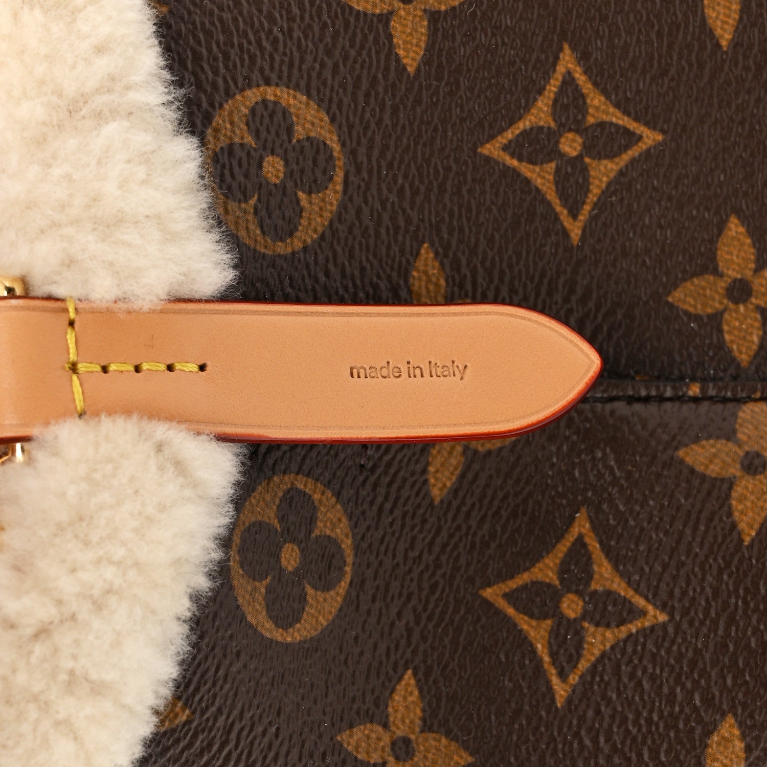 Louis Vuitton Monogram Shearling Cozygram Neonoe BB 7 of 10