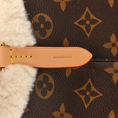 Louis Vuitton Monogram Shearling Cozygram Neonoe BB 7 of 10