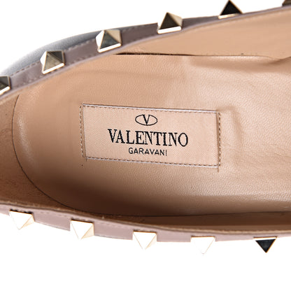 Valentino Garavani Nappa Rockstud 100mm Pumps 39 Black Poudre 6 of 13
