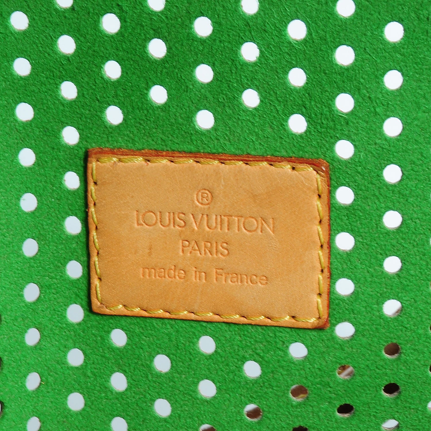 Louis Vuitton Monogram Perforated Speedy 30 Green 6 of 7
