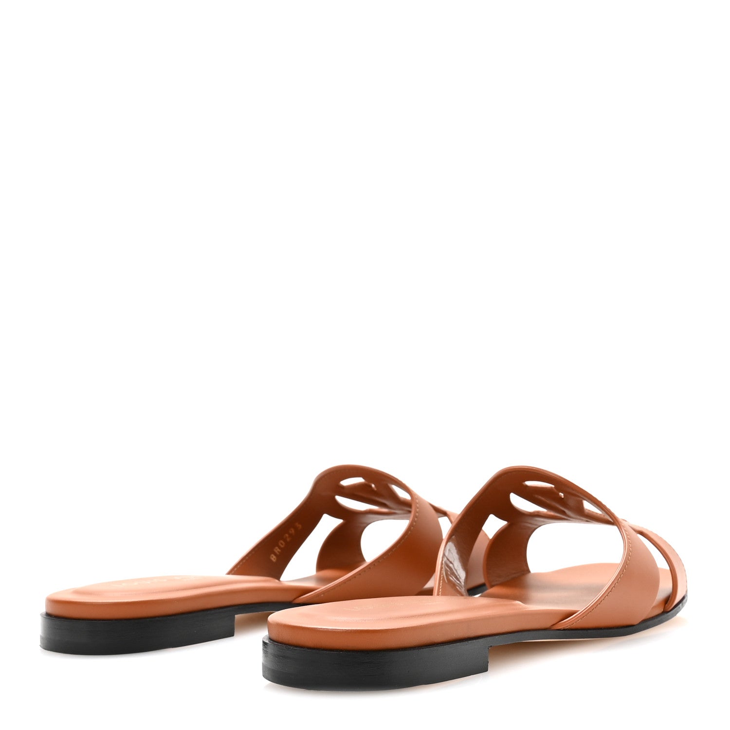 Louis Vuitton Calfskin LV Isola Flat Sandals 40 Tan 5 of 8