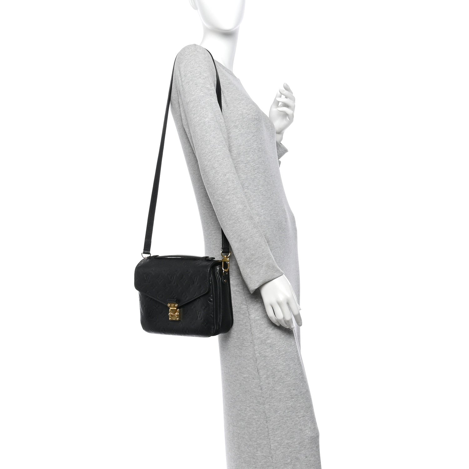 Louis Vuitton Empreinte Pochette Metis Black 2 of 13
