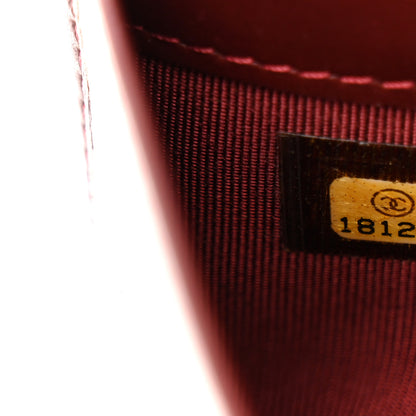 Chanel Caviar Quilted Yen Wallet Red 8 of 12
