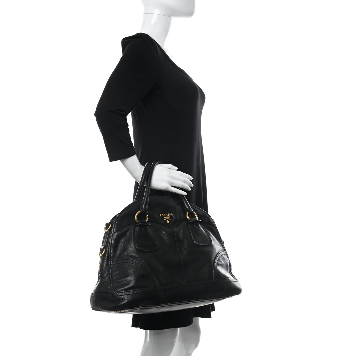 Cervo Shine Shoulder Bag Black