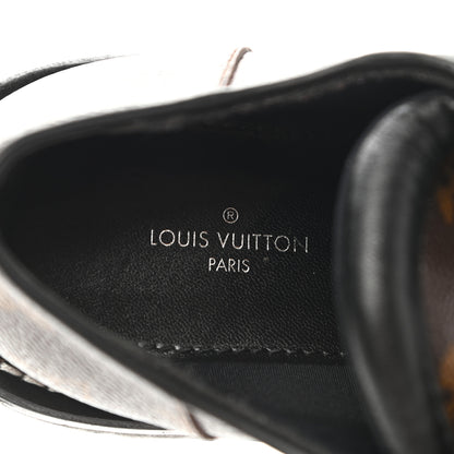 Louis Vuitton Monogram Calfskin Beaubourg Platform Derby Shoes 37.5 Brown 6 of 7
