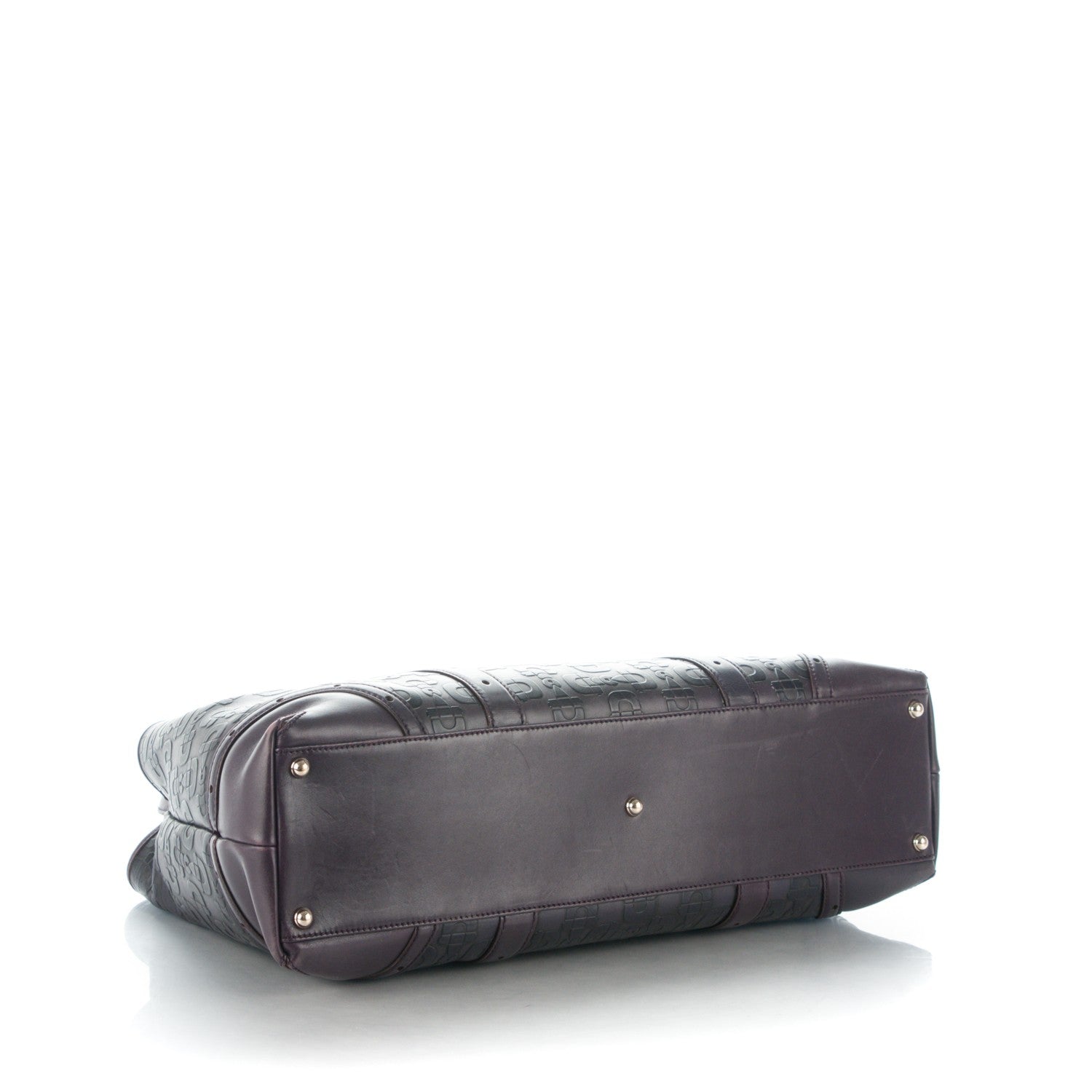 Gucci Calfskin Horsebit Embossed Large Glam Shoulder Bag Purple 4 of 7