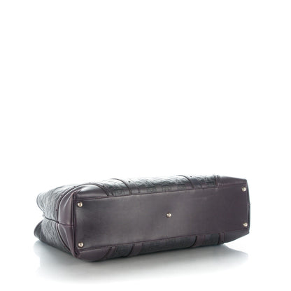 Gucci Calfskin Horsebit Embossed Large Glam Shoulder Bag Purple 4 of 7