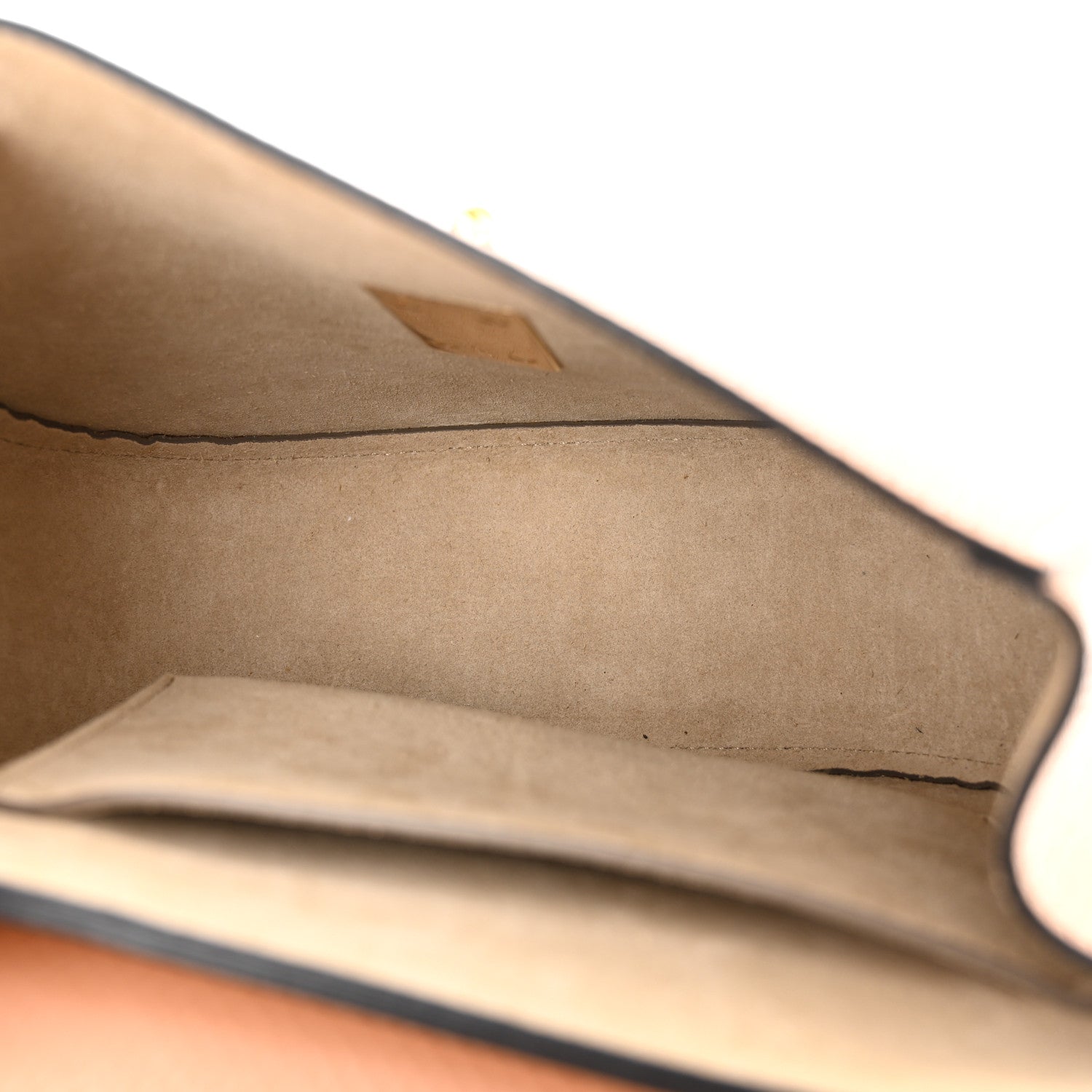 Chloe Grained Calfskin Lambskin Medium Bi-Color Drew Shoulder Bag Wet Sand Sunflower 5 of 12