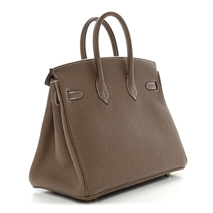 Hermes Togo Birkin 25 Etoupe 3 of 11