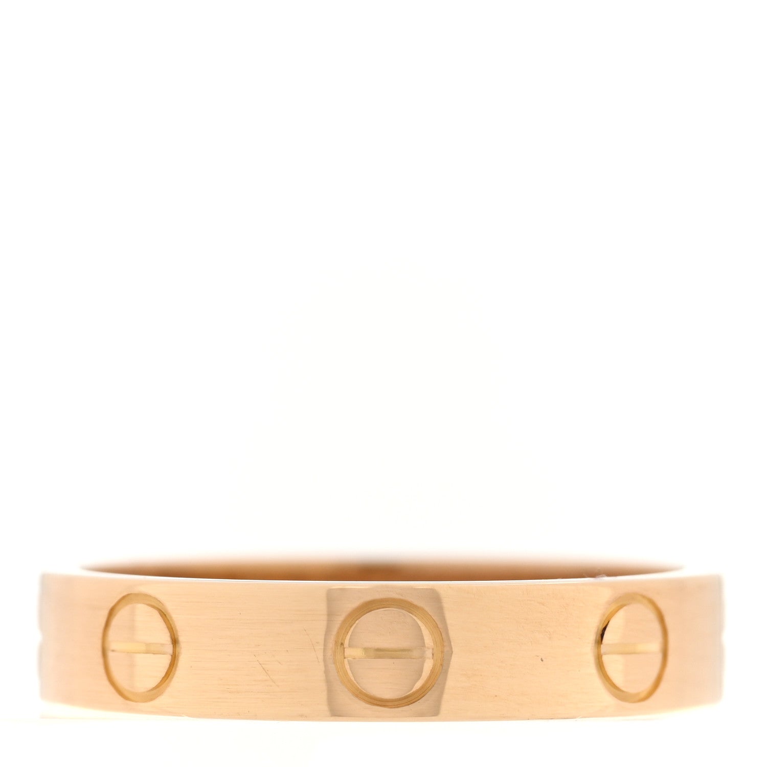 Cartier 18K Yellow Gold 3.5mm LOVE Wedding Band Ring 50 5.25 3 of 5