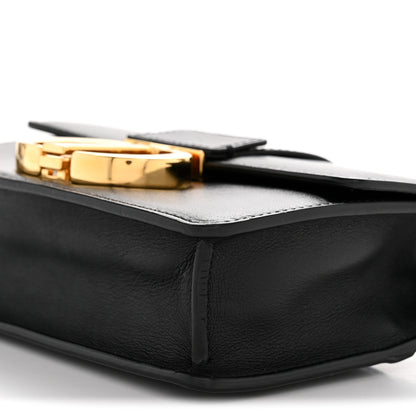 Christian Dior Smooth Calfskin Micro 30 Montaigne Flap Bag Black 10 of 13