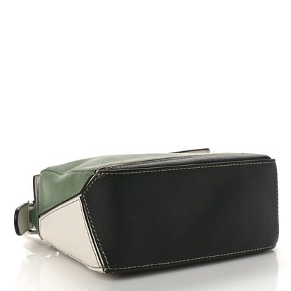 Loewe Calfskin Mini Puzzle Bag Soft White Rosemary 4 of 8