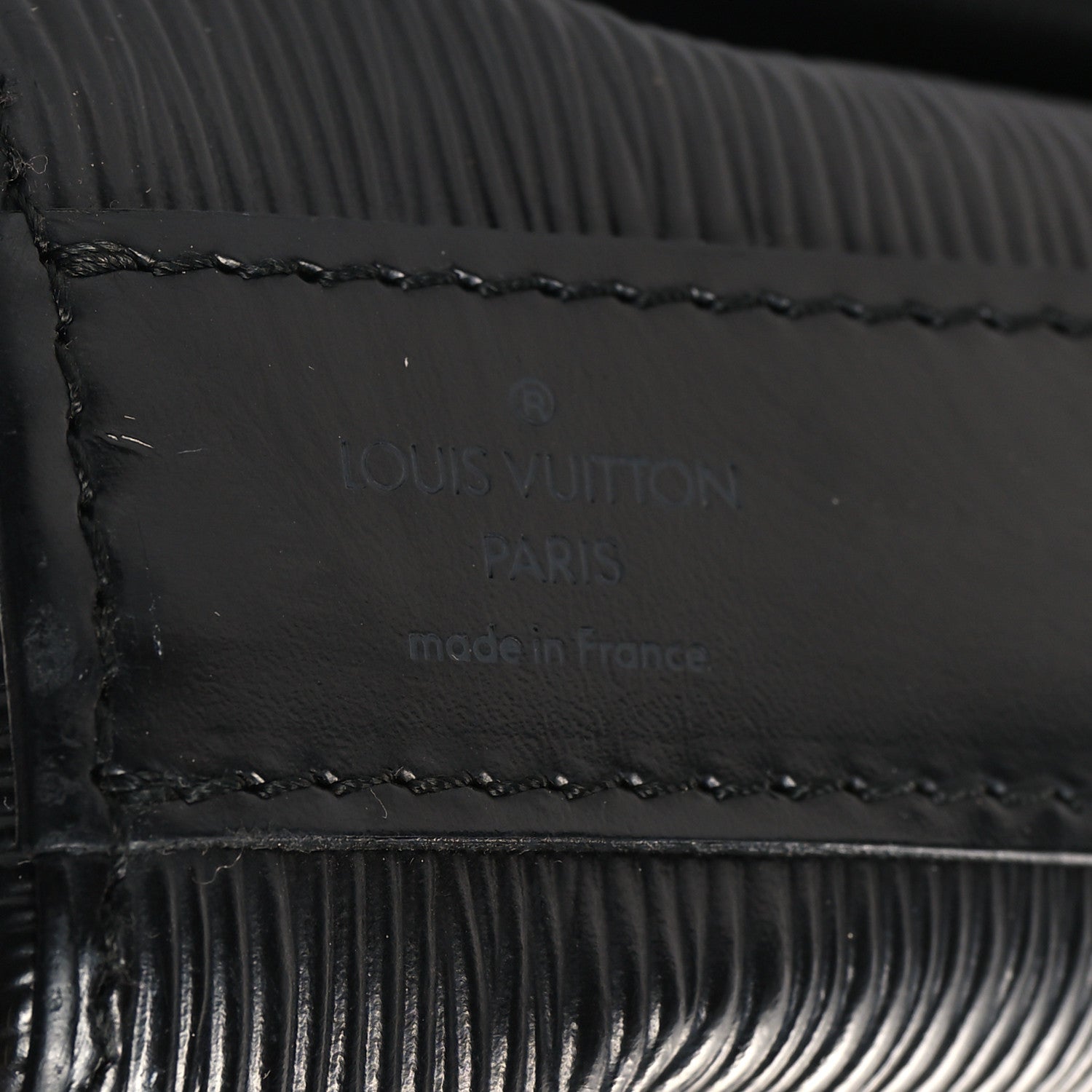 Louis Vuitton Epi Sac D'epaule Black 6 of 9