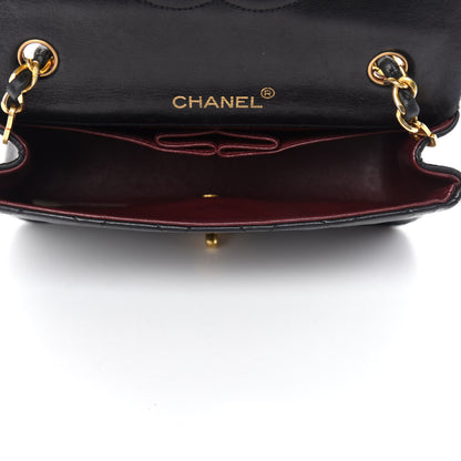 Chanel Lambskin Quilted Small Single Flap Black 5 of 12