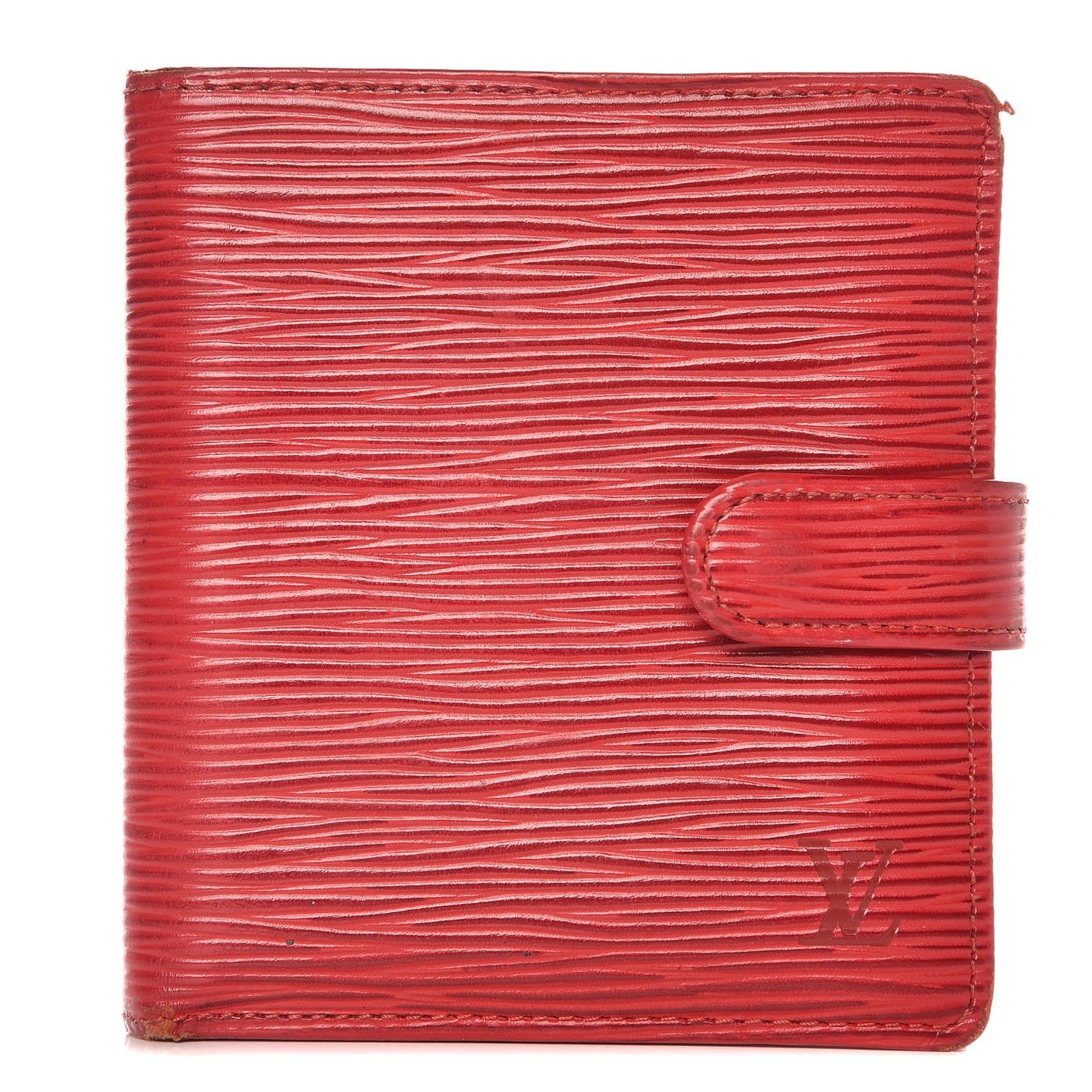 Epi Porte Billets Compact Wallet Red