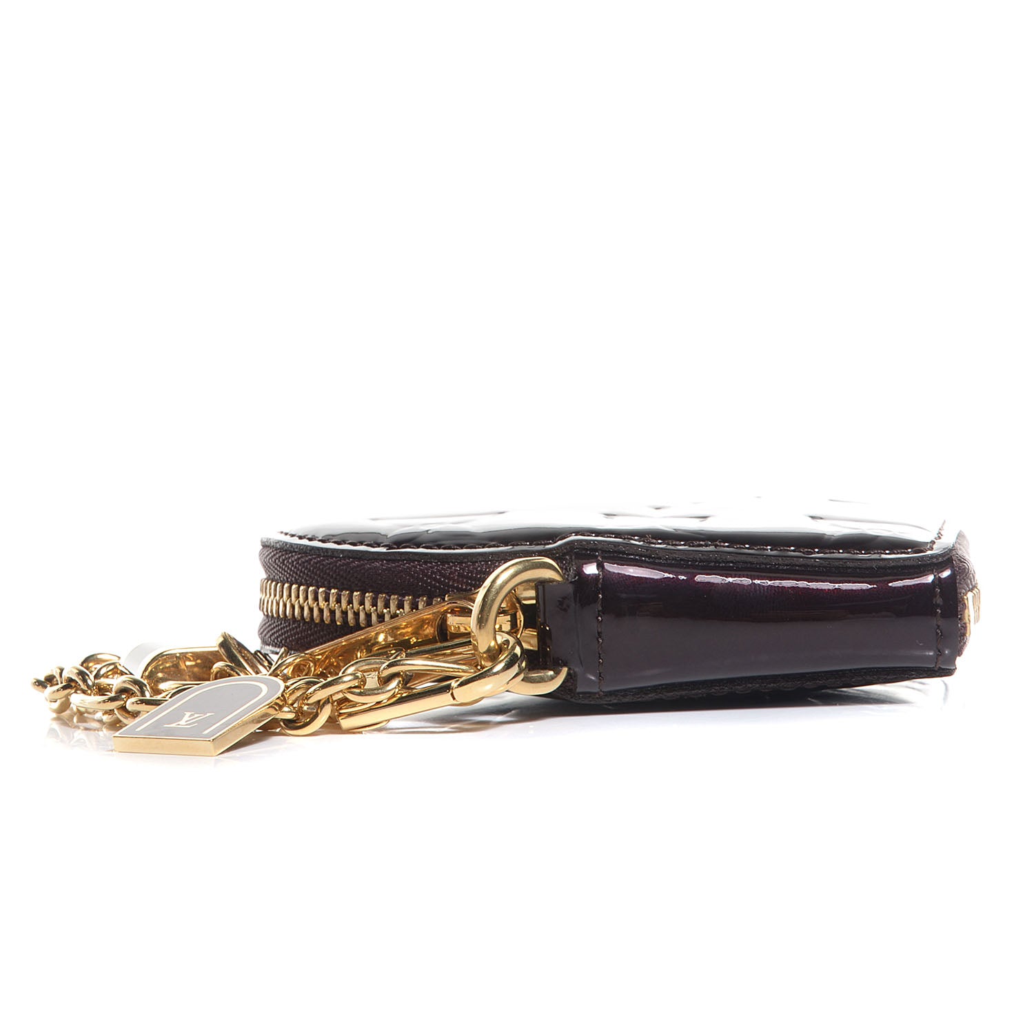 Louis Vuitton Vernis Coeur Heart Coin Purse Amarante 4 of 9