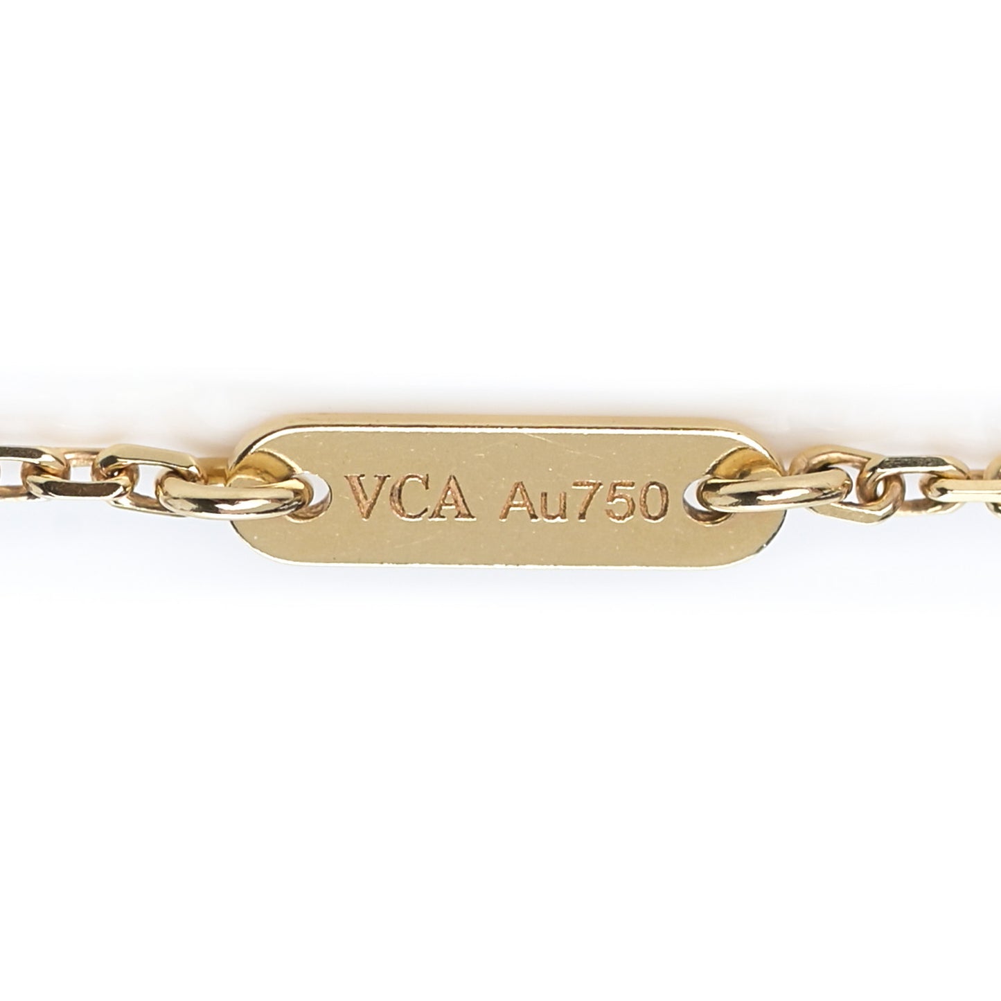18K Yellow Gold Mother of Pearl Sweet Alhambra Bracelet