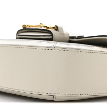 Gucci GG Supreme Monogram Web Mini Horsebit 1955 Shoulder Bag Beige Mystic White 10 of 10