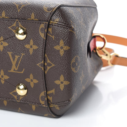 Louis Vuitton Monogram Braided Montaigne BB Coquelicot Creme Safran Peach 10 of 10