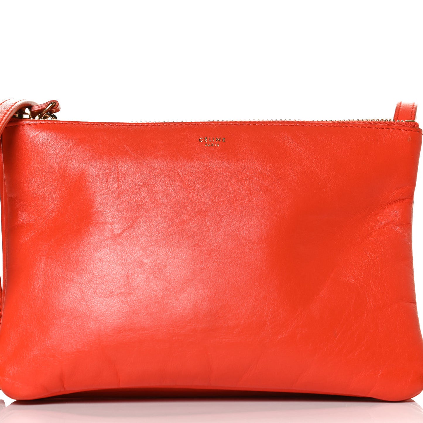 Lambskin Small Trio Crossbody Bag Light Ruby