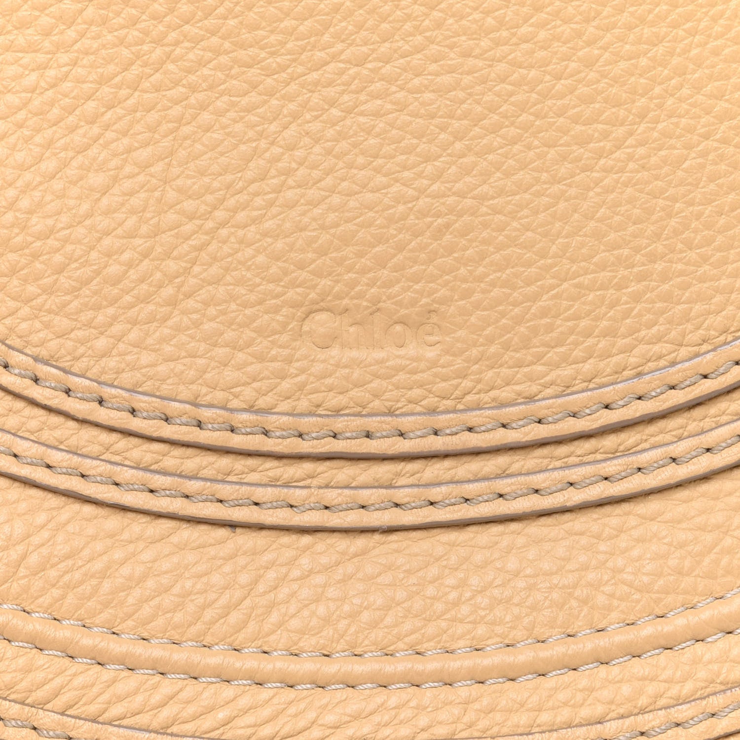 Chloe Grained Calfskin Medium Marcie Saddle Bag Sunlight 7 of 11