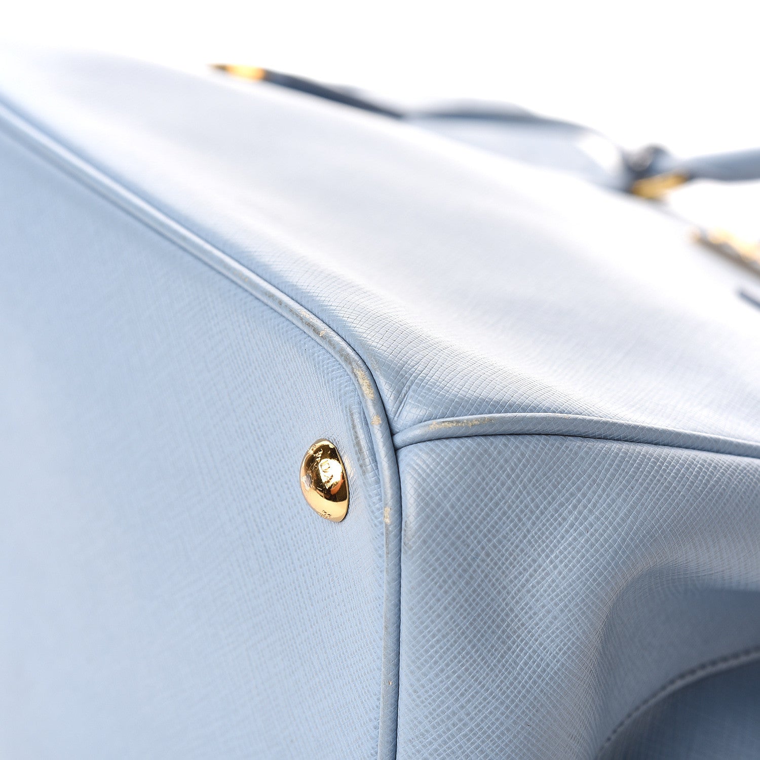 Prada Saffiano Medium Galleria Double Zip Tote Aviazione 17 of 20