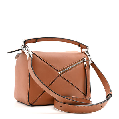 Loewe Calfskin Small Puzzle Bag Tan 4 of 10