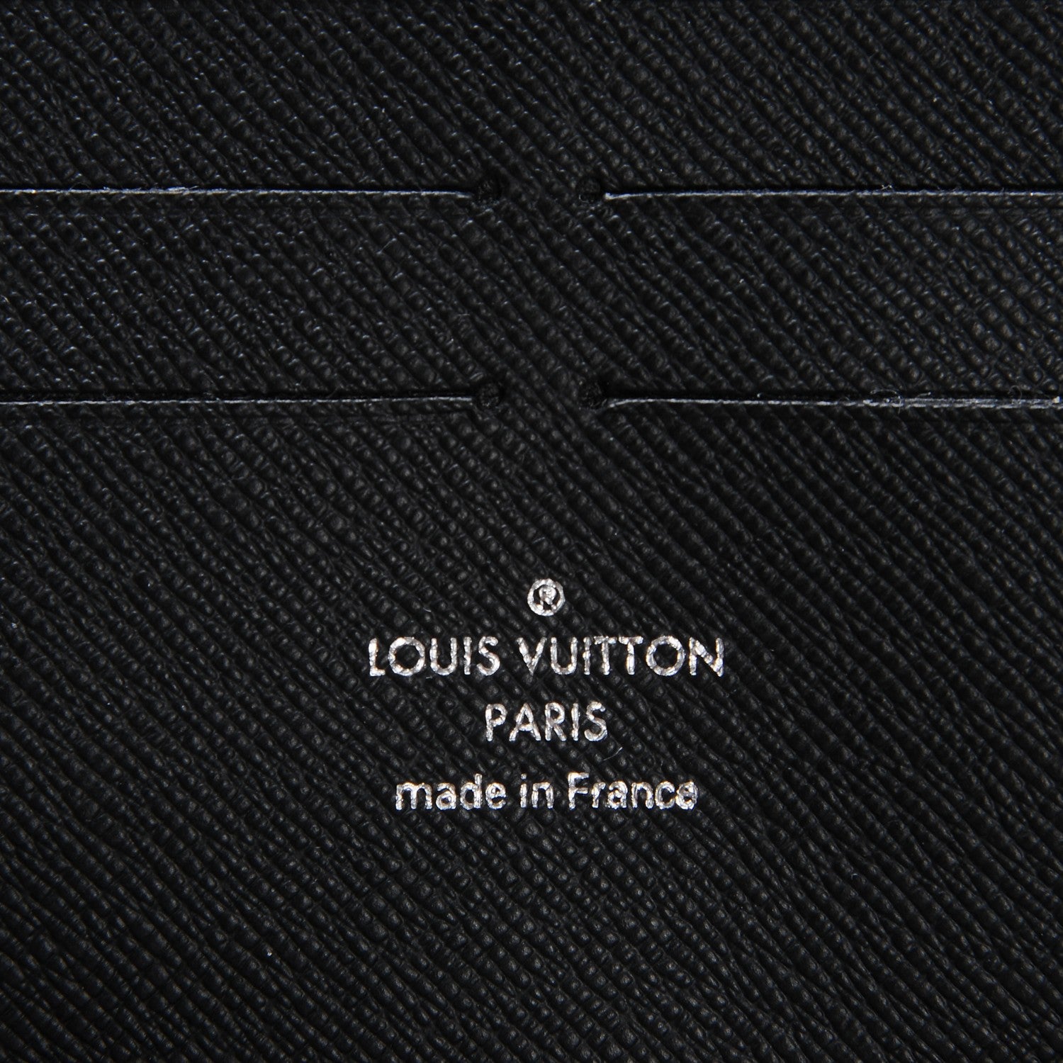 Louis Vuitton Epi Zippy Organizer Wallet Black 6 of 6