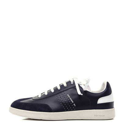 Christian Dior Homme Smooth Calfskin Suede Mens B01 Sneakers 39 Blue White 1 of 11