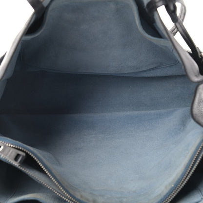 Prada Glace Calfskin Etiquette Shopping Bag Black Astrale 5 of 17