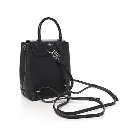 Louis Vuitton Calfskin Lockme Backpack Black 2 of 11