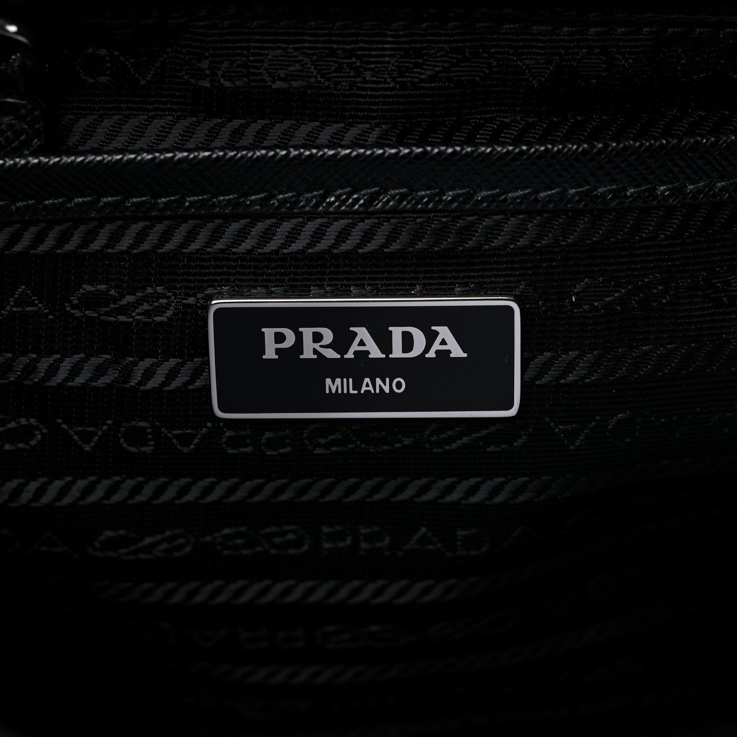 Prada Re-Nylon Saffiano Medium Backpack Black 7 of 10