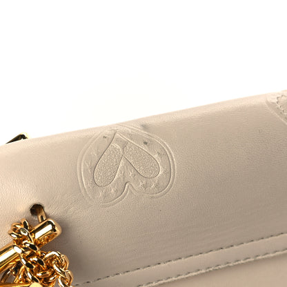 Chloe Calfskin Embossed Small Drew Shoulder Bag Abstract White 11 of 13