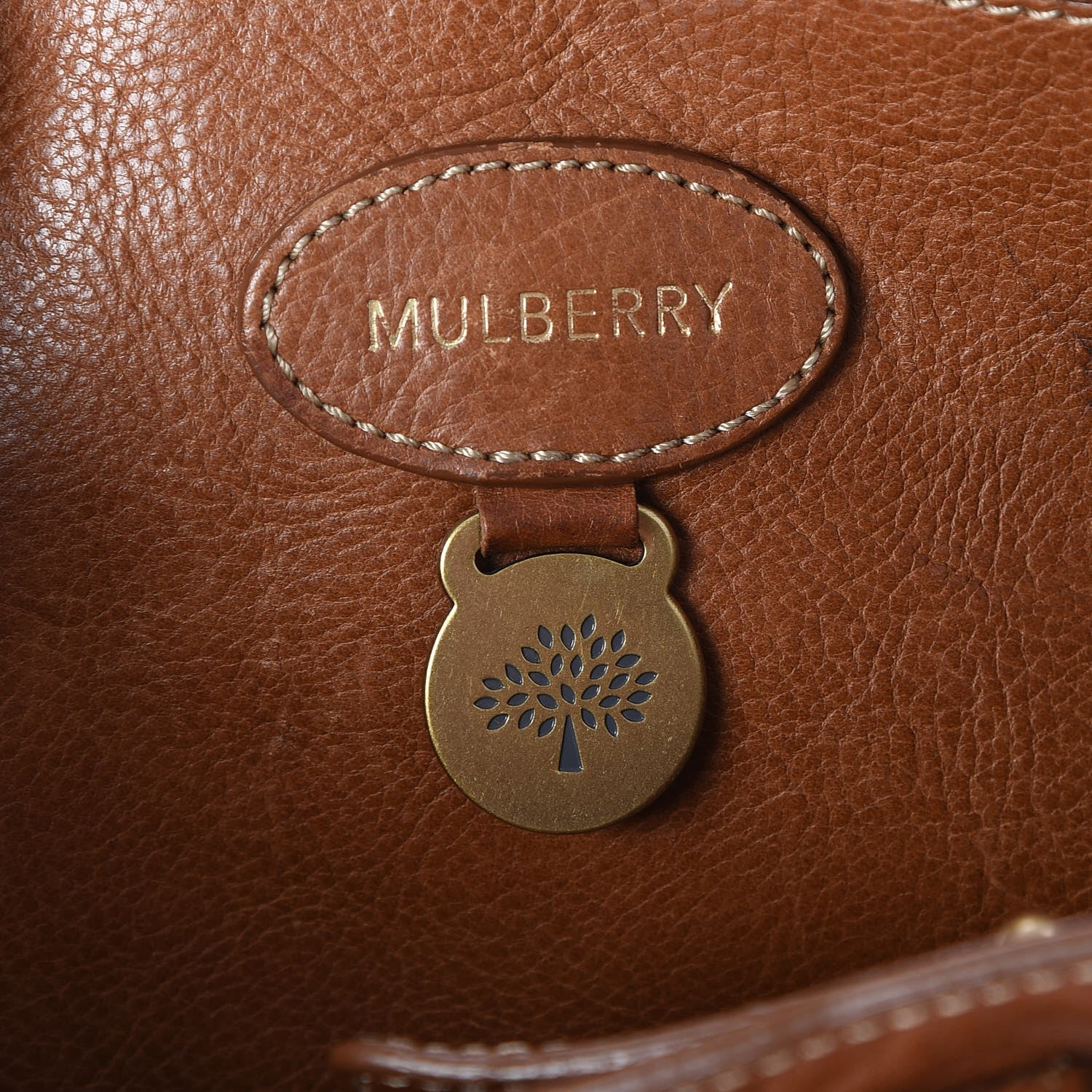 Mulberry Natural Leather Small Bayswater Oak 7 of 8
