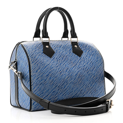 Louis Vuitton Epi Speedy Bandouliere 25 Denim Light 3 of 10