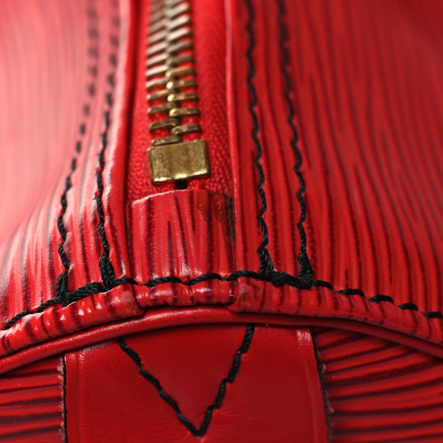 Louis Vuitton Epi Speedy 30 Castillan Red 14 of 14