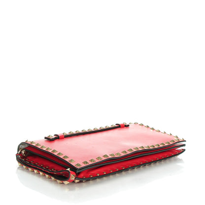 Valentino Garavani Nappa Rockstud Wristlet Clutch Rosso Valentino 4 of 7
