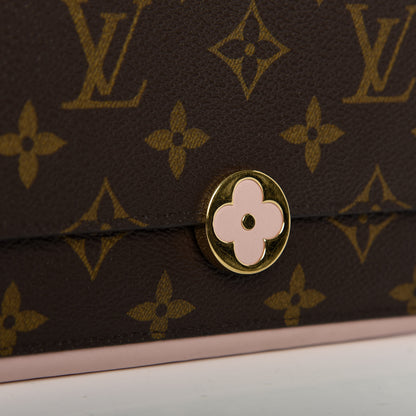 Louis Vuitton Monogram Flore Wallet Rose Ballerine 8 of 8
