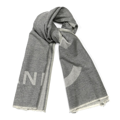 Chanel Cashmere CC Scarf Grey 1 of 4