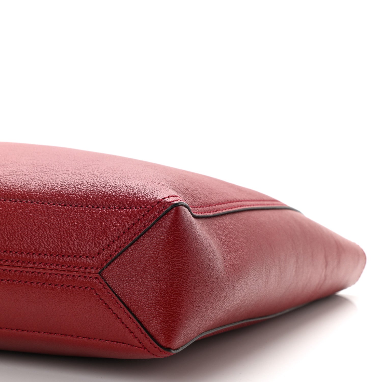Gucci New Sakai Calfskin Lux Small Dahlia Tote New Cherry Red 8 of 9