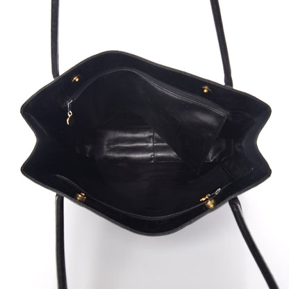 Chanel Caviar Chevron Quilted Shoulder Bag Black 5 of 14