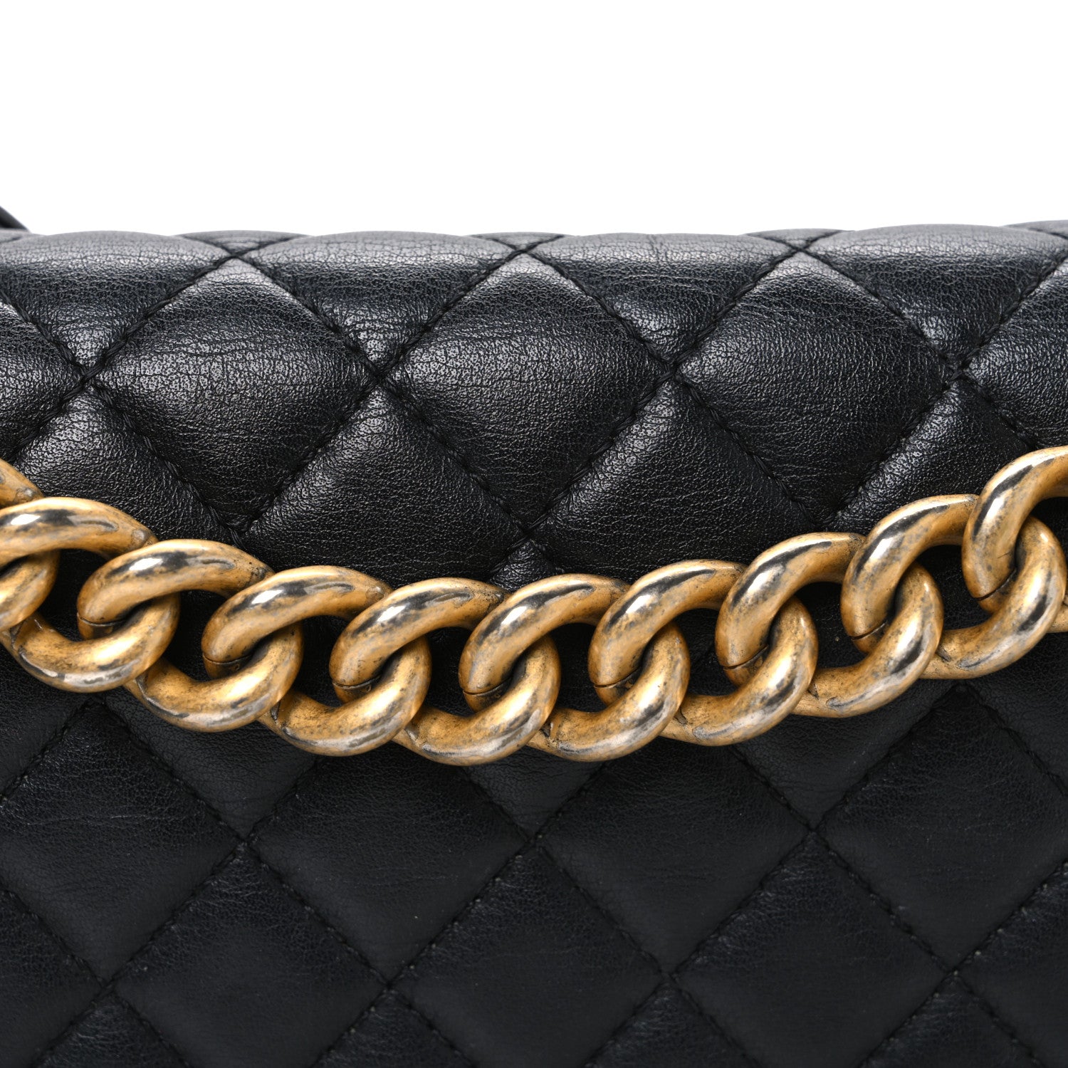 Chanel Lambskin Quilted Medium Boy Flap Black 8 of 11