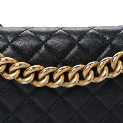 Chanel Lambskin Quilted Medium Boy Flap Black 8 of 11