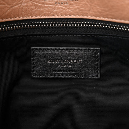 Saint Laurent Crinkled Calfskin Matelasse Monogram Medium Niki Chain Satchel Dark Toffee 6 of 11