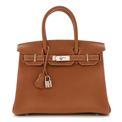 Hermes Togo Birkin 30 Gold 1 of 15