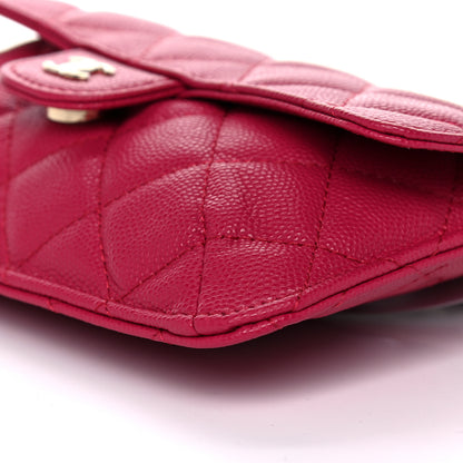 Chanel Caviar Fabric Quilted Foldable Tote With Chain Pink Multicolor 15 of 15