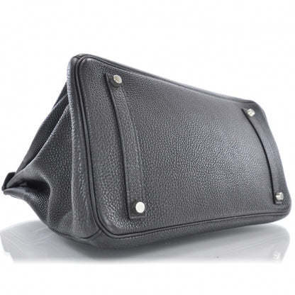 Hermes Taurillon Clemence BIRKIN 35 Noir 6 of 10