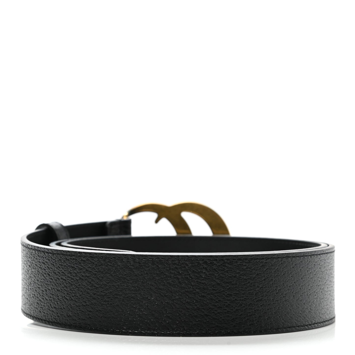 Textured Calfskin Double G 40mm Belt 100 40 Black