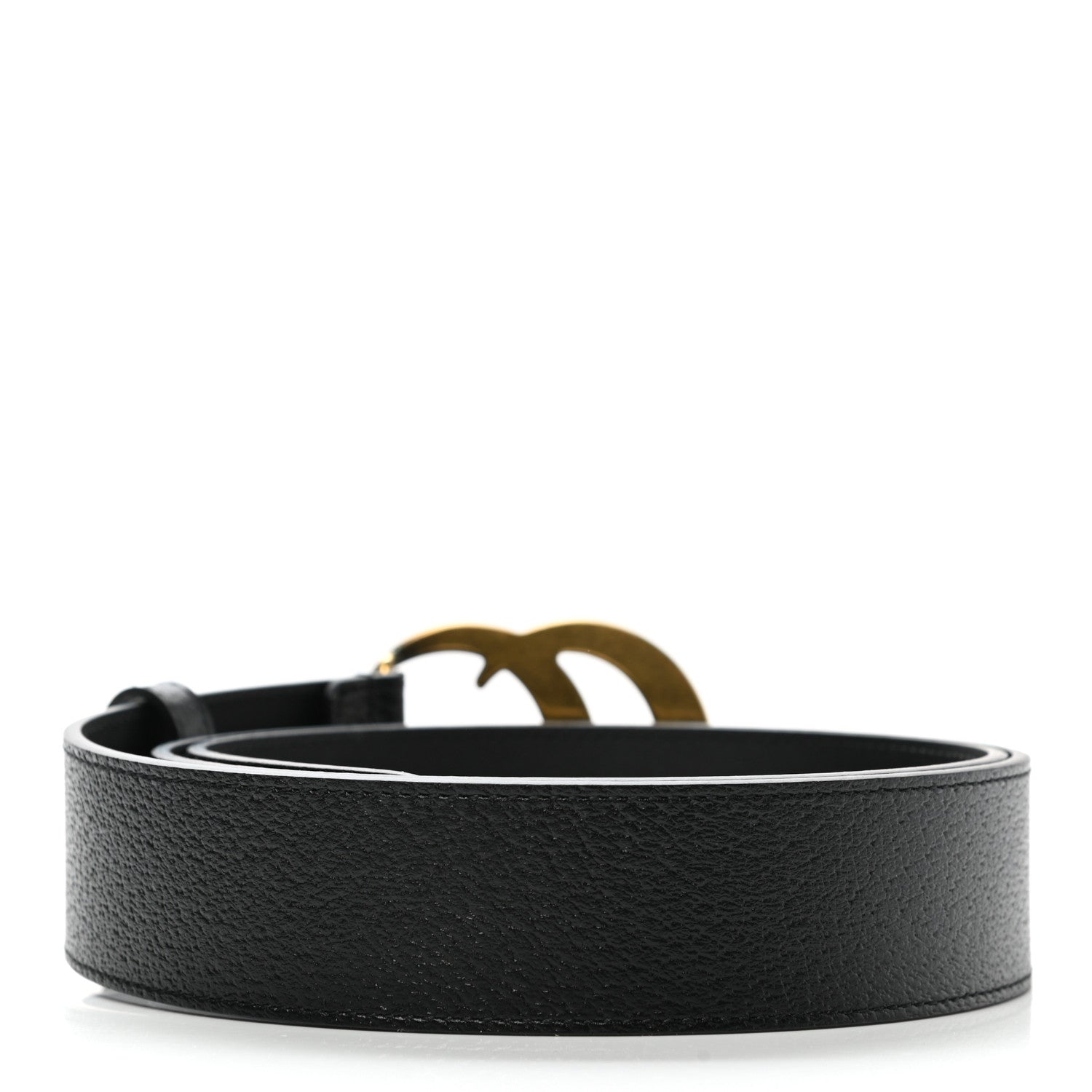 Gucci Textured Calfskin Double G 40mm Belt 100 40 Black 2 of 6