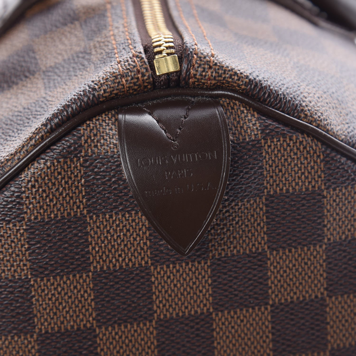 Louis Vuitton Damier Ebene Speedy 30 6 of 9